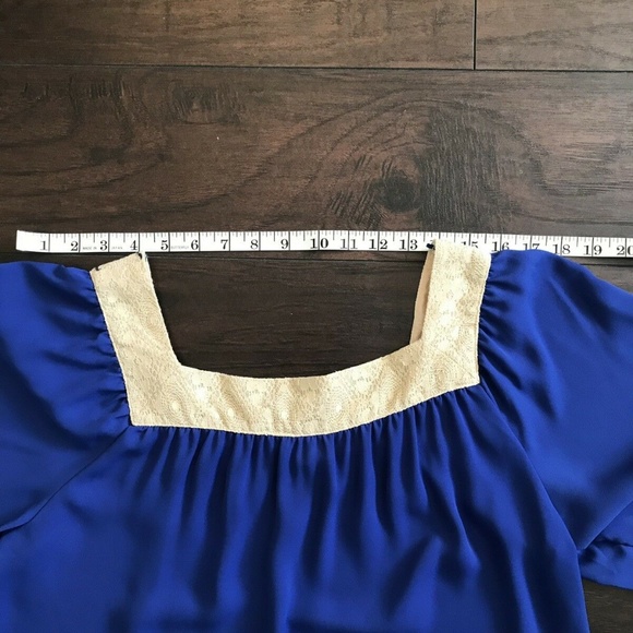 Flying Tomato blouse crocheted lace embroidered - Picture 6 of 8